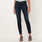 Women's Lc Lauren Conrad Feel Good Midrise Skinny Jeans, Size: 14 T/l, Dark Blue
