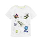 Boys 4-8 Carter's Space Patches Tee, Size: 4/5, White