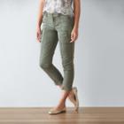 Women's Sonoma Goods For Life&trade; Comfort Waist Capris, Size: 6, Lt Green