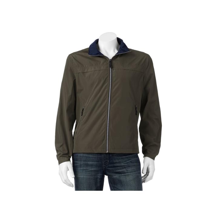 Men's Towne Hipster Classic-fit Packable Jacket, Size: Small, Lt Brown