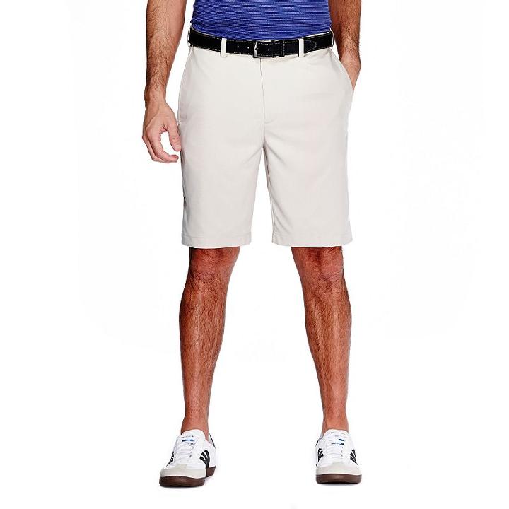 Men's Haggar&reg; Cool 18&reg; Solid Oxford Shorts, Size: 40, White Oth