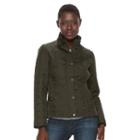 Women's Weathercast Quilted Midweight Jacket, Size: Large, Green