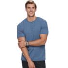 Big & Tall Sonoma Goods For Life&trade; Supersoft Stretch Henley, Men's, Size: Xxl Tall, Blue (navy)