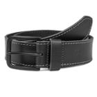 Men's Haggar Retro Leather Belt, Size: 38, Black