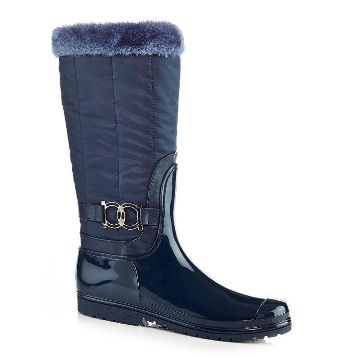 Henry Ferrera Connection Women's Water-resistant Tall Winter Boots, Size: 9, Blue (navy)