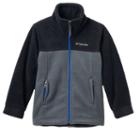 Baby Boy Columbia Fleece Jacket, Size: 6-12months, Light Grey