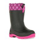 Kamik Snowbuster 2 Kids' Waterproof Winter Boots, Girl's, Size: 4, Grey (charcoal)