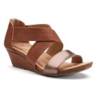Croft & Barrow&reg; Quinci Women's Wedge Sandals, Size: 8.5, Brown
