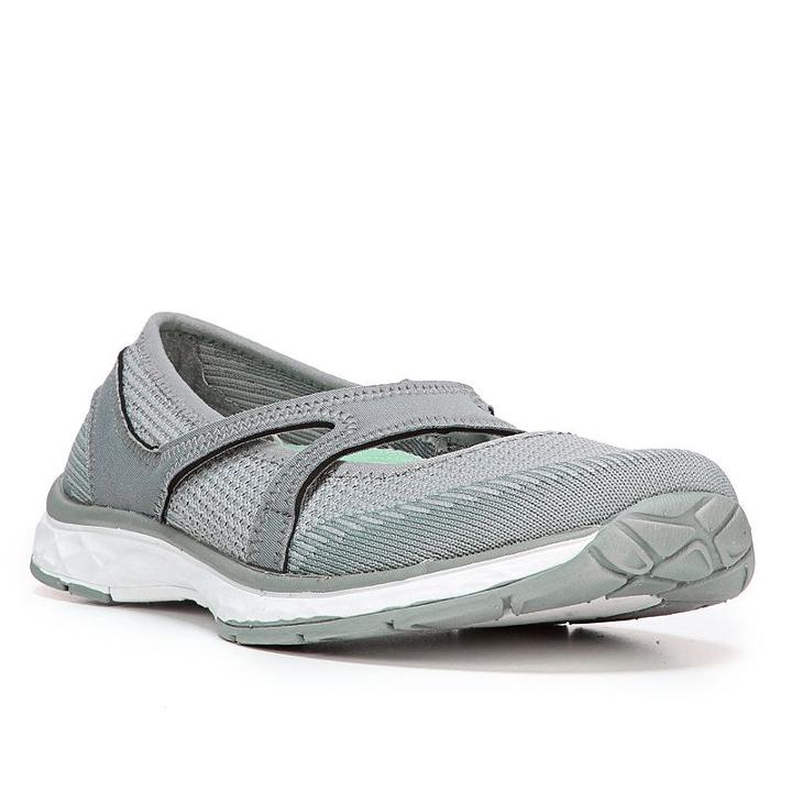 Dr. Scholl's Atlas Women's Slip-on Mary Jane Sneakers, Size: Medium (6.5), Grey