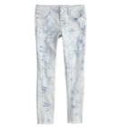 Girls 7-16 Mudd&reg; Light Wash Destructed Skinny Jeans, Size: 16, Blue