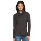Women's Woolrich Fairmount Waffle-weave Cowlneck Top, Size: Medium, Oxford