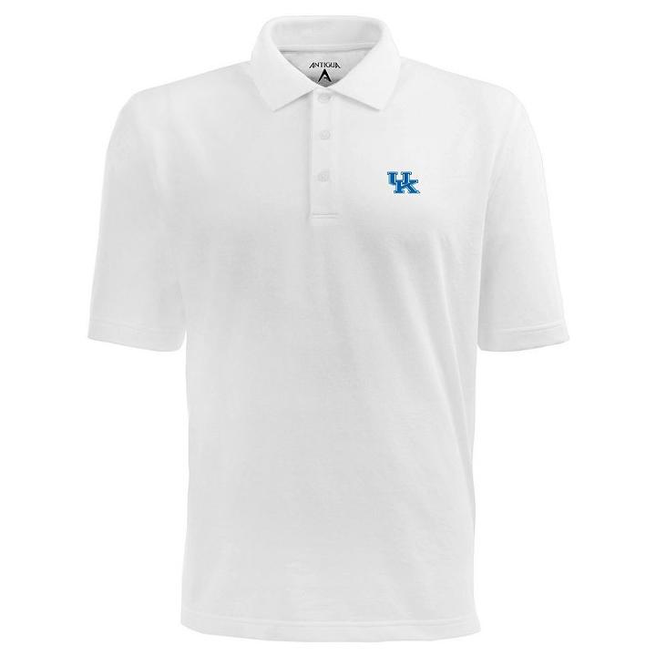 Men's Kentucky Wildcats Pique Xtra Lite Polo, Size: Large, White