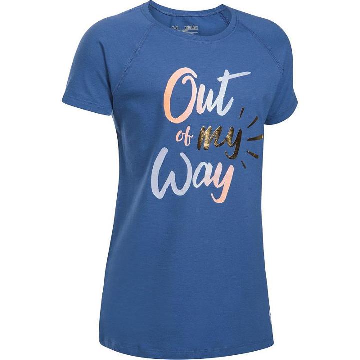 Girls 7-16 Under Armour Out Of My Way Graphic Tee, Size: Medium, White Oth