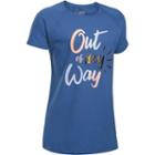 Girls 7-16 Under Armour Out Of My Way Graphic Tee, Size: Medium, White Oth
