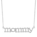 1/6 Carat T.w. Diamond Sterling Silver Mommy Necklace, Women's, Size: 16, White
