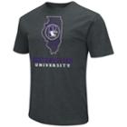 Men's Northwestern Wildcats State Tee, Size: Medium, Drk Purple