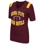 Women's Campus Heritage Arizona State Sun Devils Distressed Artistic Tee, Size: Large, Med Red