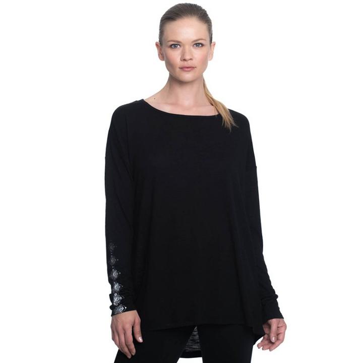 Women's Gaiam Haven Long Sleeve Yoga Top, Size: Xl, Oxford