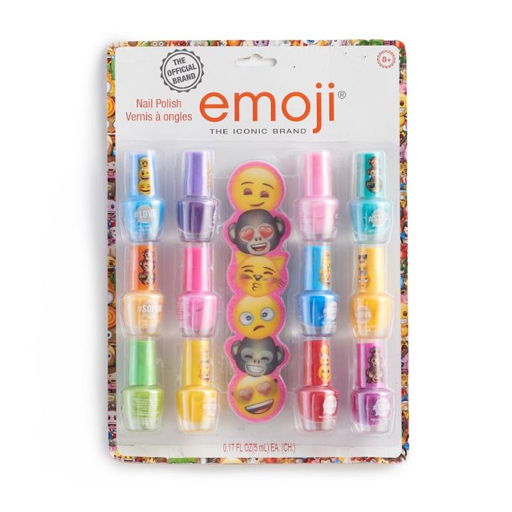 Girls 4-16 Emoji 12-pk. Nail Polish Set, Multicolor