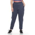 Plus Size Tek Gear&reg; Banded Hem Fleece Pants, Women's, Size: 3xl, Dark Blue