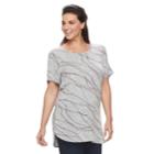 Plus Size Apt. 9&reg; Tunic Tee, Women's, Size: 1xl, White