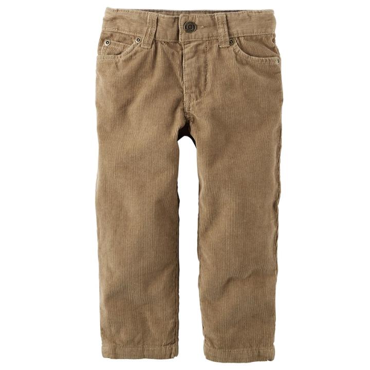 Boys 4-8 Carter's Corduroy Pants, Size: 6, Med Beige