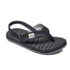 Reef Grom Roundhouse Toddler Boys' Sandals, Boy's, Size: 9-10t, Black