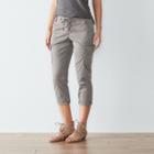 Women's Sonoma Goods For Life&trade; Utility Capris, Size: 10, Silver