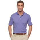 Men's Croft & Barrow&reg; Classic-fit Easy-care Interlock Pocket Polo, Size: Medium, Med Purple