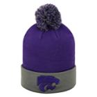 Adult Top Of The World Kansas State Wildcats Pom Knit Hat, Men's, Med Purple