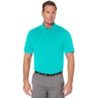 Men's Grand Slam Motionflow360 Regular-fit Heathered Easy-care Performance Golf Polo, Size: Xl, Green Oth