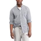 Men's Chaps Slim-fit Stretch Easy-care Button-down Shirt, Size: Xxl, Blue (navy)