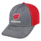 Adult Top Of The World Wisconsin Badgers Upright Performance One-fit Cap, Men's, Med Grey