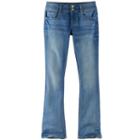 Girls 7-16 & Plus Size Mudd&reg; Double-button Skinny Bootcut Jeans, Size: 8, Blue Other