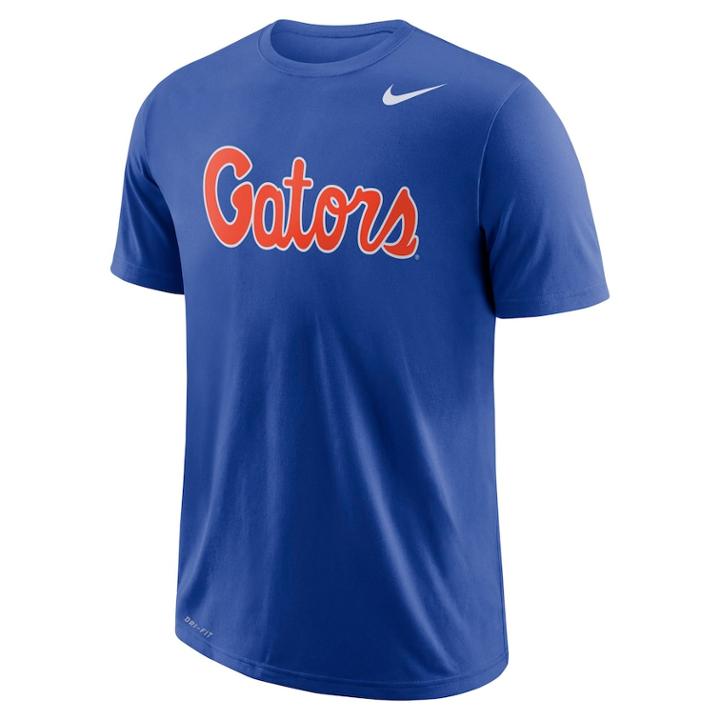 Men's Nike Florida Gators Wordmark Tee, Size: Xxl, Blue