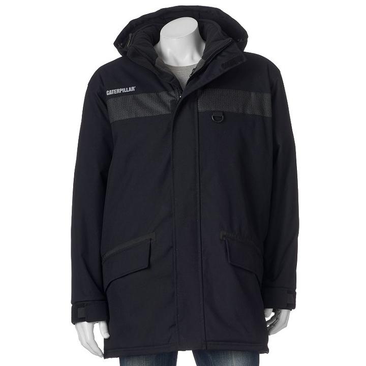Men's Caterpillar Glacier Parka, Size: Xl, Black