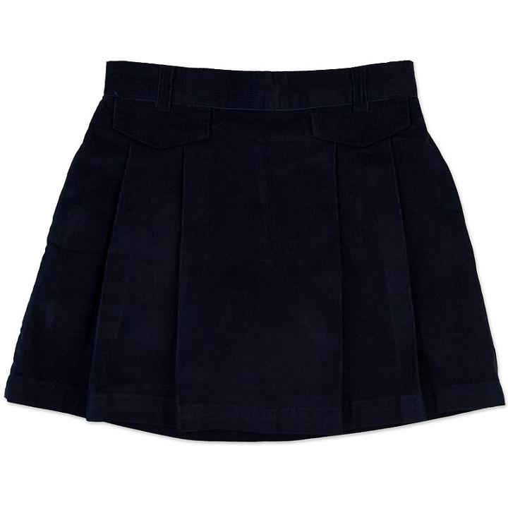 Girls 4-6x Chaps Corduroy Pleated School Uniform Skort, Girl's, Size: 6, Blue (navy)