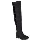 Journee Collection Pitch Women's Over-the-knee Boots, Size: Medium (10), Black