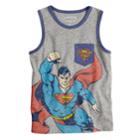 Boys 4-10 Jumping Beans&reg; Marvel Super-man Pocket Graphic Tank Top, Size: 7, Grey