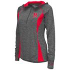 Women's Campus Heritage Rutgers Scarlet Knights Money Quarter-zip Top, Size: Large, Grey (charcoal)