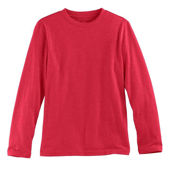Boys 8-20 Urban Pipeline Heathered Crew Tee, Size: Small, Med Red
