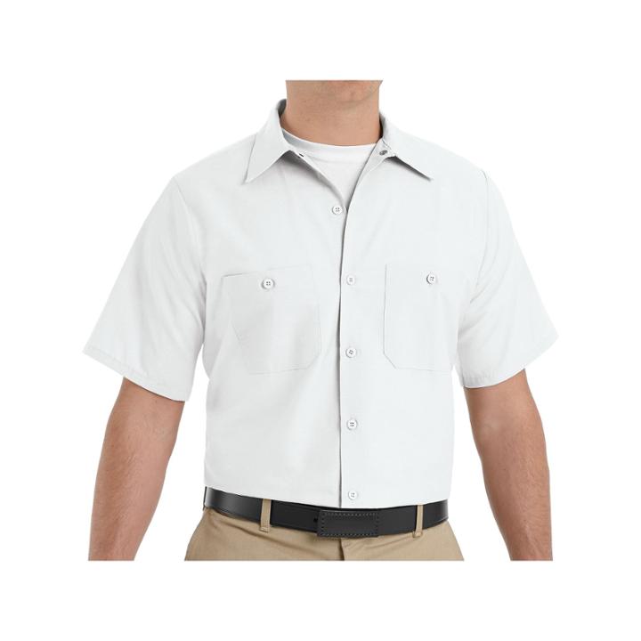 Big & Tall Red Kap Classic-fit Industrial Button-down Work Shirt, Men's, Size: 3xl Tall, White