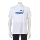 Men's Puma Logo Tee, Size: Medium, White