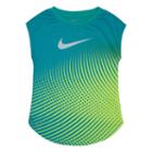 Girls 4-6x Nike Dri-fit Dotted Tee, Girl's, Size: 6x, Med Green