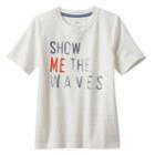 Boys 4-7x Sonoma Goods For Life&trade; Show Me The Waves Textured Graphic Tee, Boy's, Size: 5, White Oth