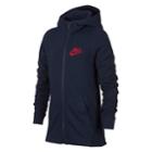 Boys 8-20 Nike Jersey Full-zip Hoodie, Size: Medium, Light Blue