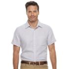 Men's Haggar Classic-fit Button-down Shirt, Size: Medium, Orange Oth