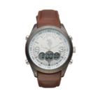 U.s. Polo Assn. Men's Analog & Digital Watch - Usc50248, Size: Large, Brown