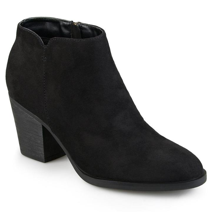 Journee Collection Desie Women's Ankle Boots, Girl's, Size: Medium (8.5), Black