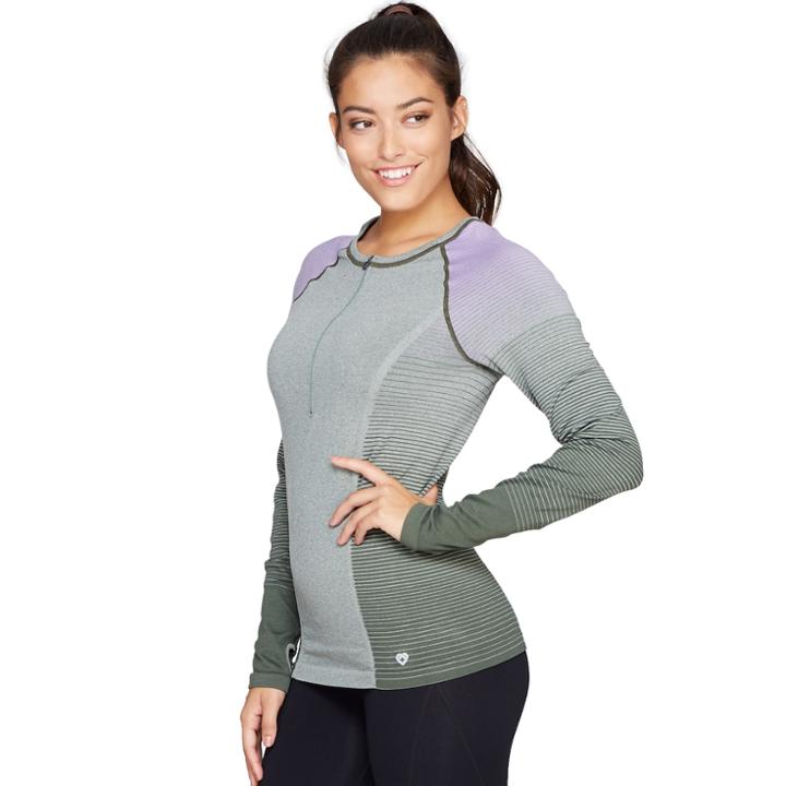 Women's Colosseum Quadrant Tee, Size: Large, Dark Green